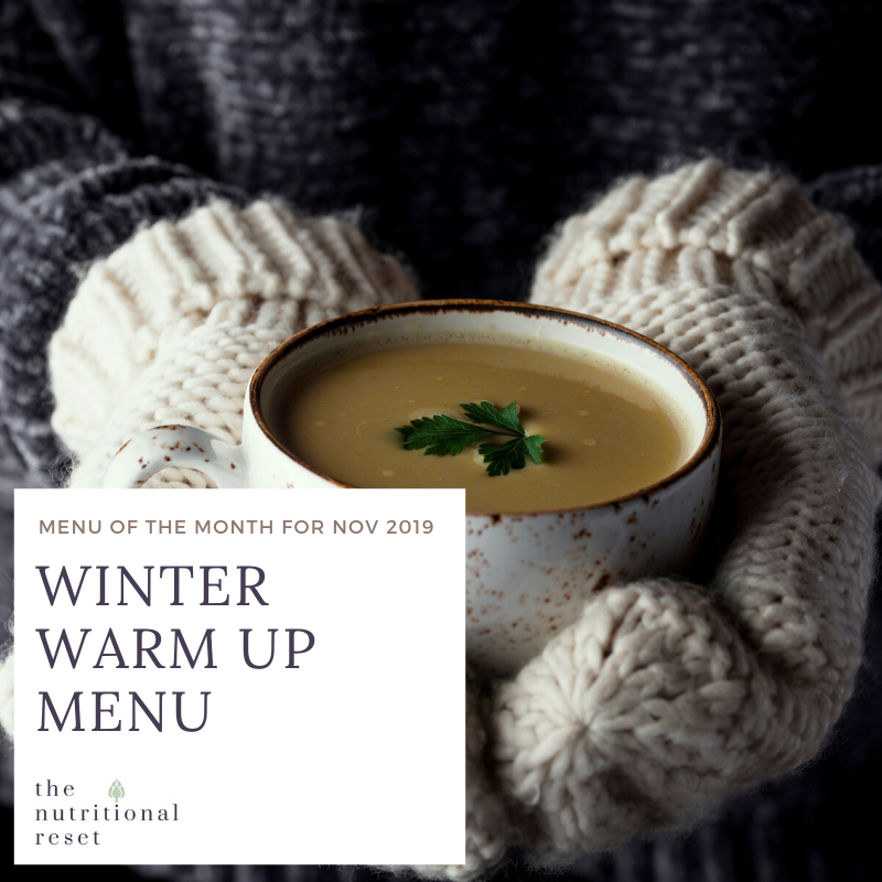 Toronto Holistic Nutritionist Laurie McPhail Winter Warm Up Menu
