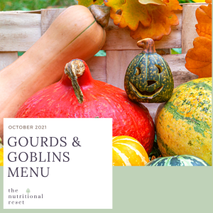 Toronto Holistic Nutritionist Laurie McPhail Gourds & Goblins Menu