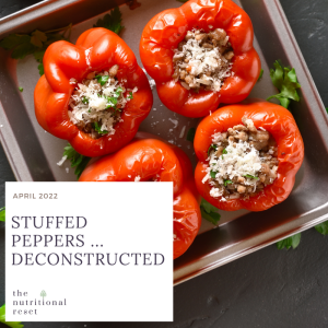 Toronto Holistic Nutritionist Laurie McPhail Stuffed Peppers Deconstructed