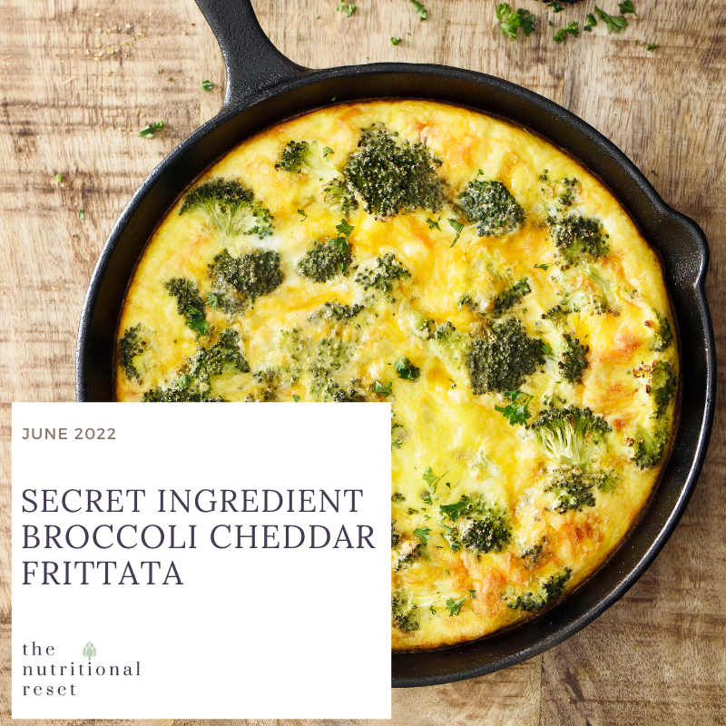 Toronto Holistic Nutritionist Laurie McPhail Secret Ingredient Broccoli Cheddar Frittata