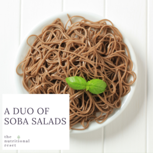 Toronto Holistic Nutritionist Laurie McPhail A Duo of Soba Salads