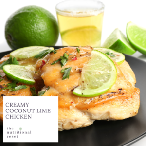 Toronto Holistic Nutritionist Laurie McPhail Creamy Coconut Lime Chicken